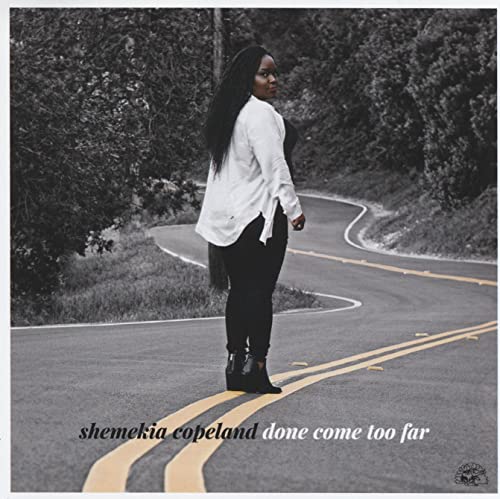 Shemekia Copeland album cover: woman standing on a winding road.