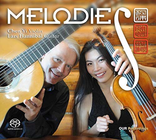 CD cover featuring a man with a guitar and a woman with a violin.