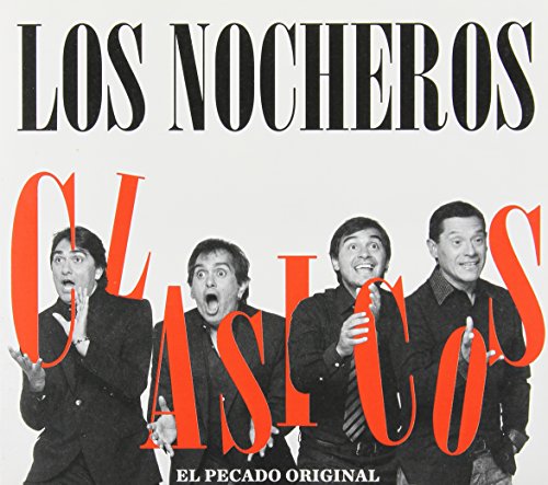 CD cover for Los Nocheros’ “Clasicos” featuring four men in suits.
