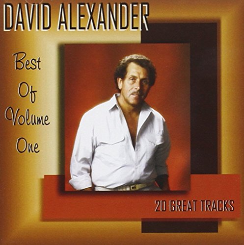 "CD cover featuring David Alexander in a white shirt against a red background."