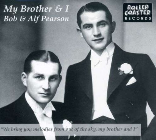 CD cover featuring a black and white portrait of two formally dressed men.