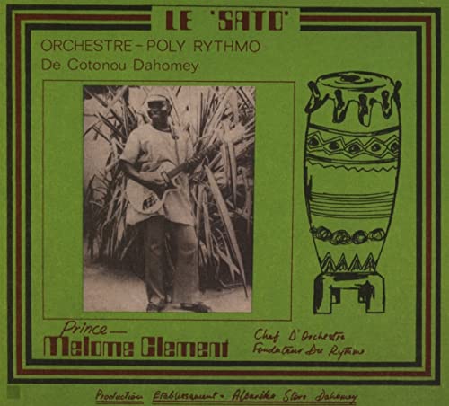 CD cover for Orchestre Poly-rythmo De Coton - Le Sato, featuring a guitarist.