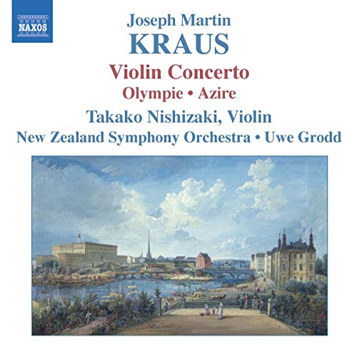 CD cover for Kraus’ Violin Concerto with a landscape painting.
