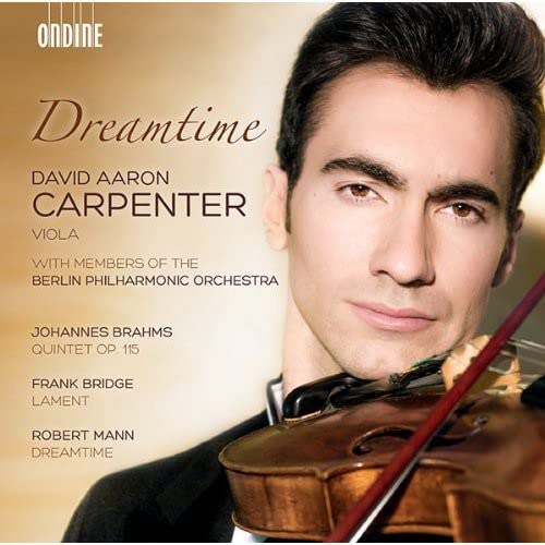 CD cover featuring David Carpenter, a violist, and orchestra details.