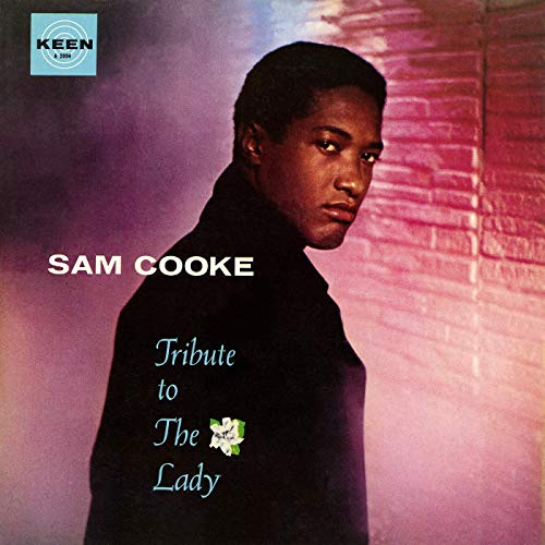 Album cover featuring Sam Cooke in a black turtleneck against a pink brick wall.