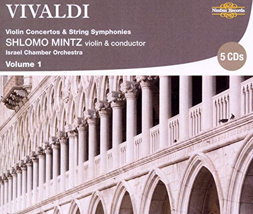 CD cover for Vivaldi concertos, featuring an arched colonnade.
