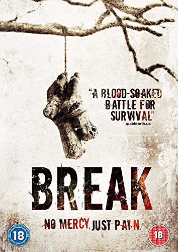 DVD cover for "Break" featuring a bound hand and distressed texture.