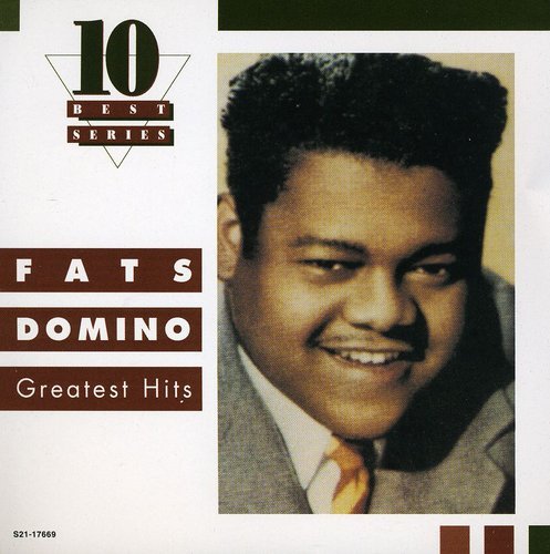 CD cover featuring portrait of Fats Domino with text "Greatest Hits".