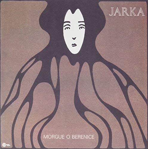 Record cover with a stylized face and flowing, dark shapes.