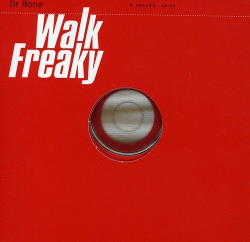 A red CD case with a silver disc and "Walk Freaky" text.