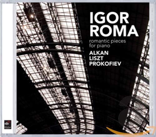 CD cover for Igor Roma’s piano works by Alkan, Liszt, Prokofiev.