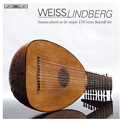 CD cover featuring a lute with text "Weiss Lindberg" and "BIS" logo.