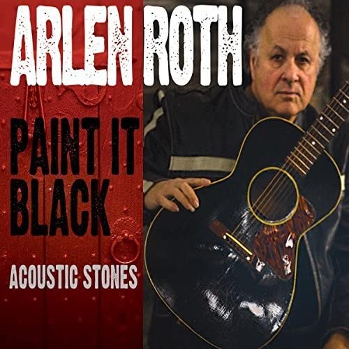 Arlen Roth album cover featuring a guitarist with an acoustic guitar.
