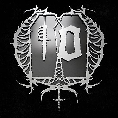 Silver ornate logo with numbers "40" and a dagger on black background.