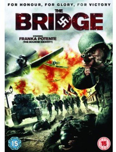 DVD cover for "The Bridge" depicting WWII battle scenes and soldiers.