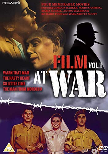 DVD cover for “Film At War Vol. 1” featuring war-era portraits.