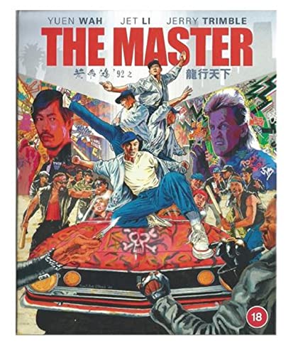 Blu-ray cover for "The Master" featuring martial arts action scenes.