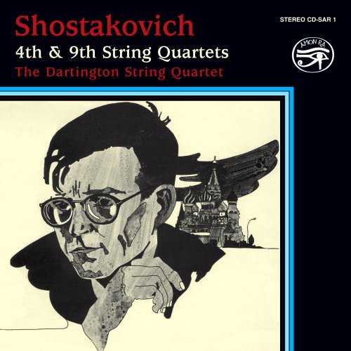 CD cover with a sketch of a man and building with wings.