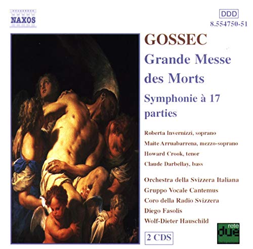 CD cover for Gossec’s “Grande Messe des Morts” with religious painting.