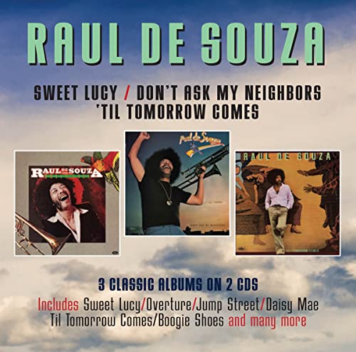 CD cover for Raul De Souza’s “Sweet Lucy” with album art collage.