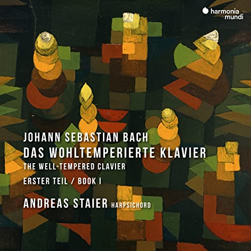 CD cover for Bach’s “The Well-Tempered Clavier, Book I” by Andreas Staier.