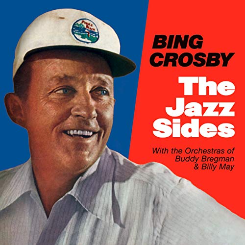 Bing Crosby portrait on CD cover for "The Jazz Sides" album.