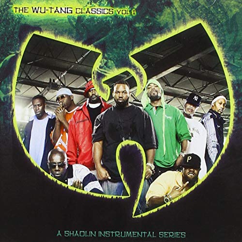 Wu-Tang Clan album cover featuring group members in a green and black design.