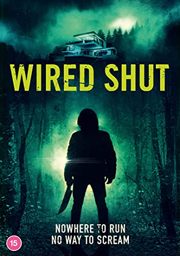 Wired Shut" DVD cover: silhouetted figure with knife, house in background.
