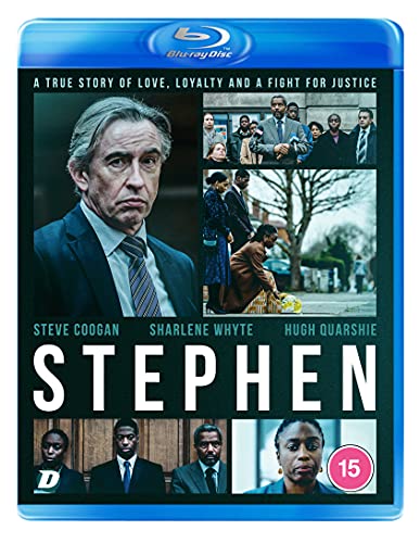 Blu-ray cover for “Stephen” featuring Steve Coogan and cast photos.