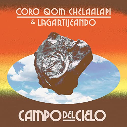 Album cover featuring a large, dark meteorite against a blue sky.