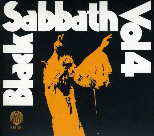 "CD cover art for Black Sabbath - Vol. 4 with dark blue background and Amazon logo."