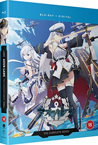 Azur Lane Blu-ray cover featuring anime girls and naval warships.
