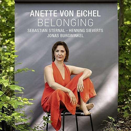 CD cover featuring Anette Von Eichel in a red dress, portrait.
