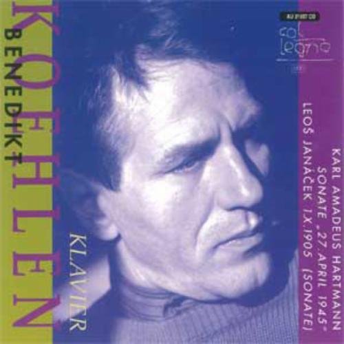 CD cover with a man's portrait and text on olive and dark-red strips.