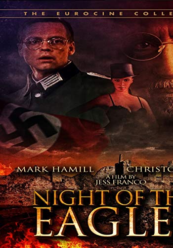DVD cover for "Night Of The Eagles" featuring actors and a wartime scene.