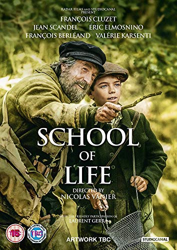 DVD cover for "School of Life" featuring an older man and boy outdoors.