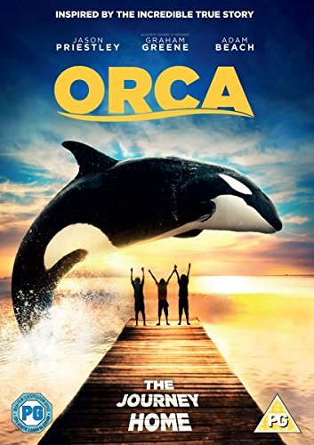 DVD cover featuring an orca breaching above people on a pier.
