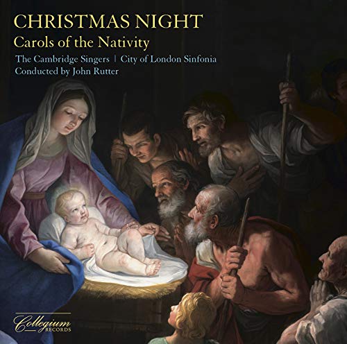 CD cover depicting the Nativity scene with Mary, Joseph, and baby Jesus.
