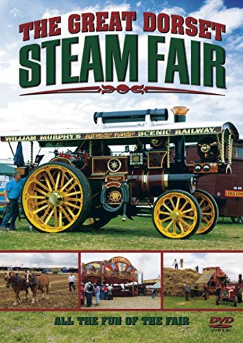 DVD cover featuring a large, vintage steam engine and fairground scenes.