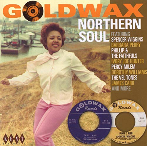 CD cover for “Goldwax Northern Soul” featuring a woman in pink.