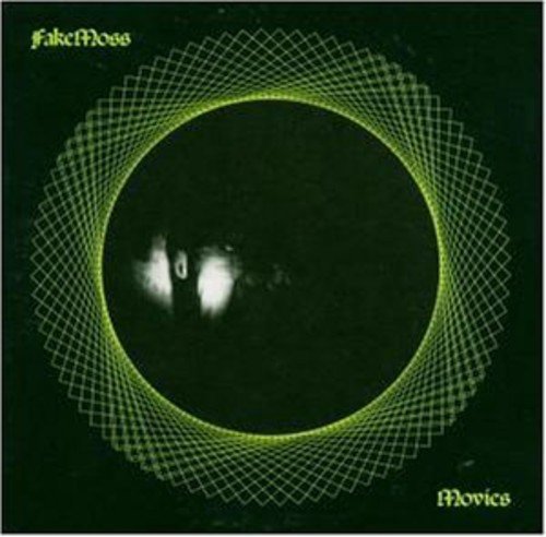 CD cover for Fake Moss’s “Movies” with abstract green and black design.