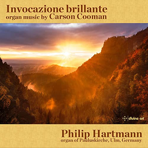 CD cover: mountain landscape at sunset, text "Invocazione Brillante" and artist names.