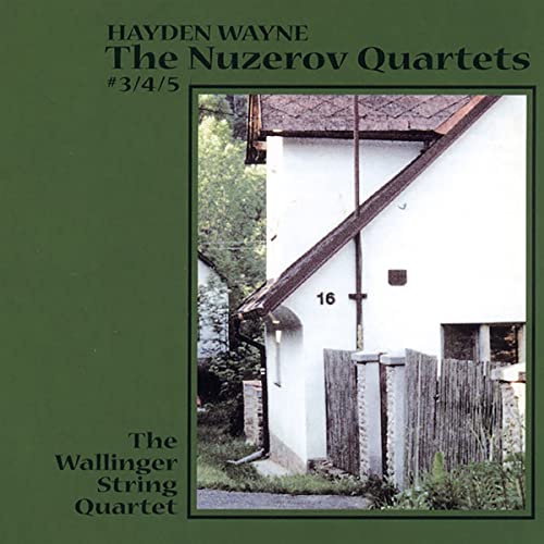 CD cover with a small white building and text: "The Nuzerov Quartets".
