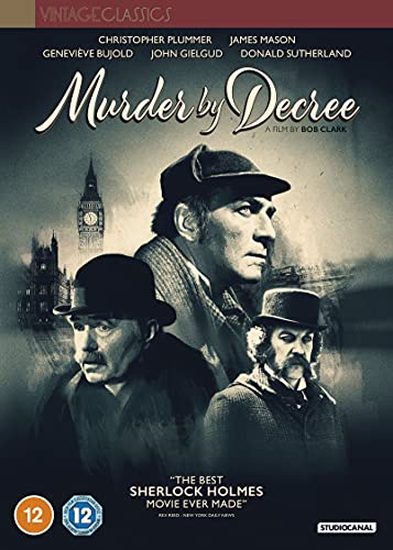 DVD cover for “Murder by Decree” featuring Sherlock Holmes and Big Ben.