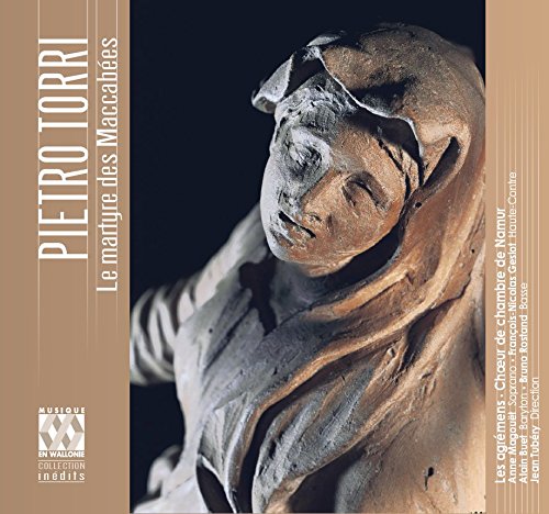 "CD cover featuring a stone statue of a person with a hooded head."