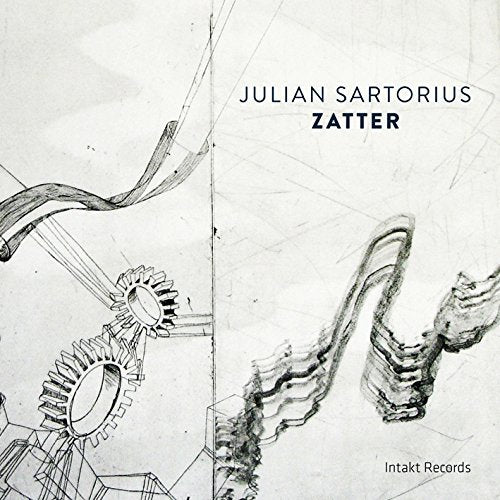 "Album cover with abstract black and white sketch and 'Julian Sartorius Zatter' text."