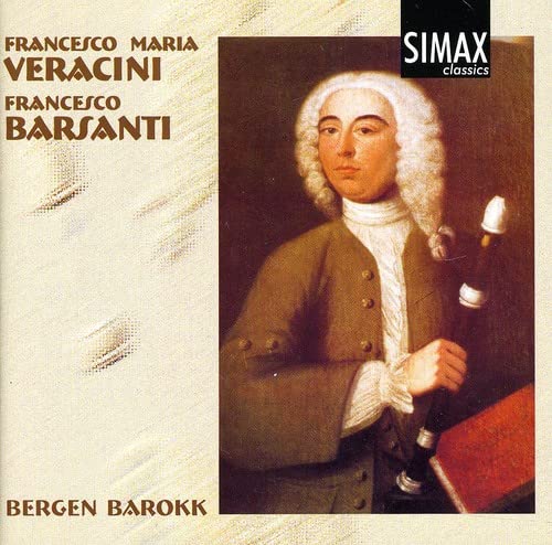 CD cover featuring a portrait of a man with a powdered wig and violin.