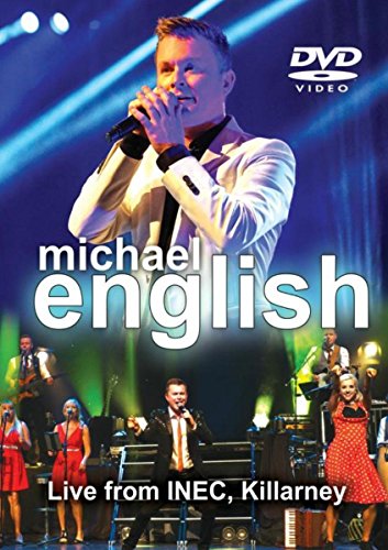 DVD cover featuring Michael English singing, with a band and dancers on stage.