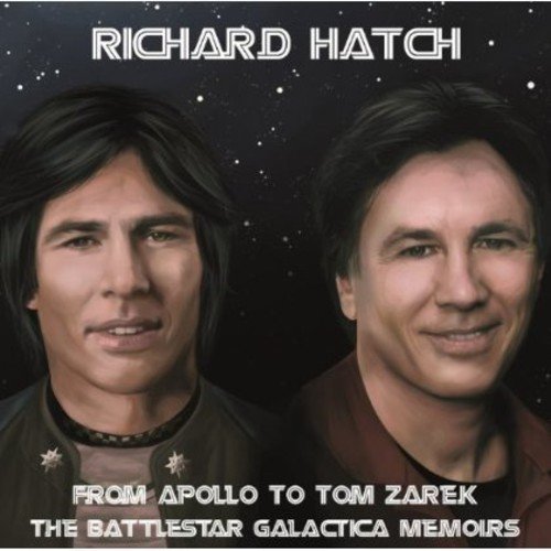 "Album cover featuring two portraits of Richard Hatch against a starry night sky."