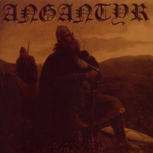 CD cover art: Viking warrior seated with others in a landscape.